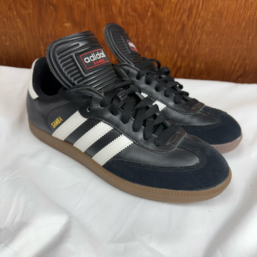 adidas Men's Samba Classic Indoor Soccer Shoes Size 7 Black